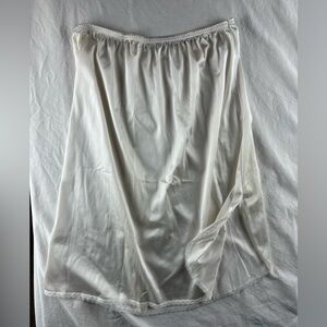 Vanity Fair Cream Satin Slip